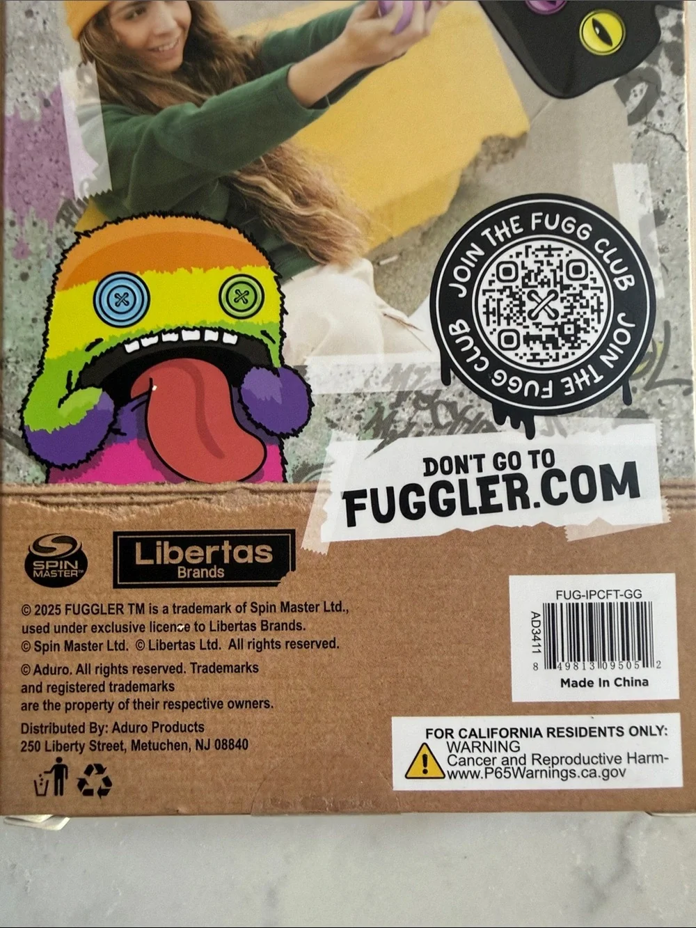 IPhone 15 Purple Fuzzy Fuggler Furry iPhone Case